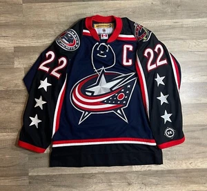 Autographed Columbus Blue Jackets Luke Richardson Koho NHL Hockey Jersey Small - Picture 1 of 9