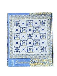 Moda  Summer Breeze Starry Skies Quilt Kit  76" x 80"  100% Cotton - Picture 1 of 6