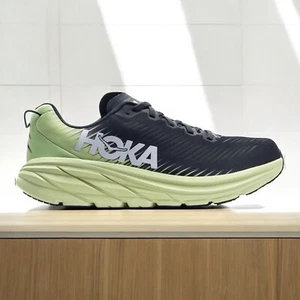 Hoka One One Rincon 3 Black Mint Running Shoes Mens NEW Walking Comfort Trainers - Picture 1 of 8
