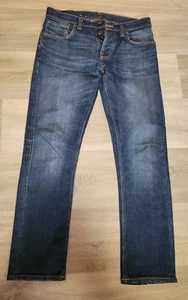 Nudie Herren super tolle Jeans " Grim Tim " Blue Swede Größe 32/30 TOP - Bild 1 von 3