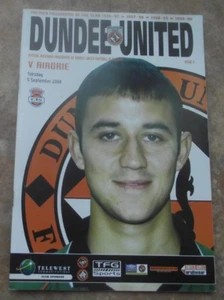 2000-01 (Sep) Dundee United v Airdrie - Scottish CIS Cup Rd 3 - Picture 1 of 2