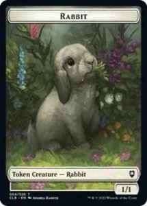Rabbit Token - NM Englisch MTG Commander Legends: Battle for Baldur's Gate - regu - Bild 1 von 1
