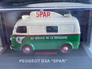 PEUGEOT D3A FOURGONNETTE - SPAR au SERVICE DE LA MENAGERE au 1/43 ° - Bild 1 von 1