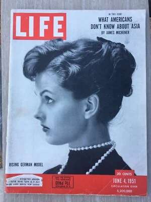 LIFE June 4,1951 Rising German Model / First Ace in a Jet / Tito Recovers - Image 1 of 4
