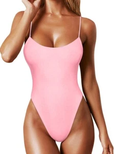 Women's Sleeveless Scoop Neck Adjustable Spaghetti Strap (Pink,Size:S) - Picture 1 of 5