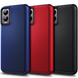 Funda híbrida protectora a prueba de golpes para teléfono Cricket Debut S3 2024 - Imagen 1 de 25