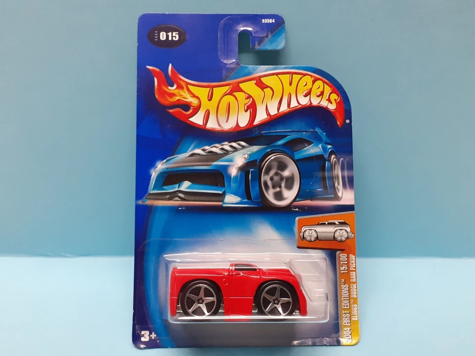 Hot Wheels - DODGE RAM PICKUP - 2004 Blings First Editions C15 long card 1/64 - Photo 1/2