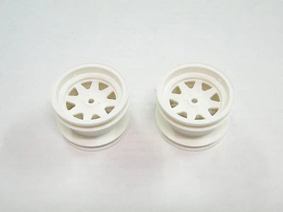NEW TAMIYA 2017 GRASSHOPPER II Wheels Rear WHITE UG12W - Image 1 of 3