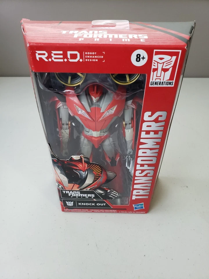 TRANSFORMERS R.E.D. Prime  Knock Out  6" inch Action Figure by Hasbro 2021 - Image 1 of 4