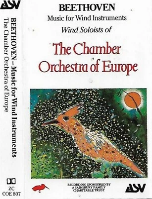 Beethoven Music For Wind Instruments CASSETTE ALBUM Chamber Orchestra Of Europe - Image 1 of 4