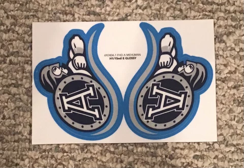 CFL 1994-2005 Toronto Argonauts Like Full Size Helmet Decals Cover