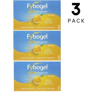 Healthdek-Fybogel Orange Fiber Supplement Sachets, 30 Count, 3 pack - Picture 1 of 8