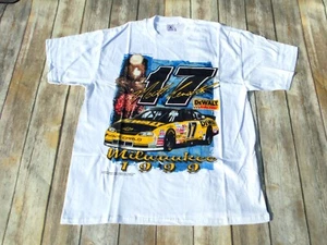 Vintage 1999 Matt Kenseth 17 DeWALT Racing Chevy Milwaukee NASCAR T Shirt NOS! - Picture 1 of 5