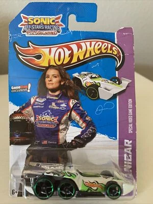 Hot Wheels Danica Patrick Danicar Gamestop Excl PROMO Edition PS3 XB Sonic Game - Image 1 of 4