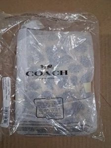 Coach CW859 Eckreißverschluss Kalbsleder Leopardenmuster IM/Leopard Multi Neu in Tasche - Bild 1 von 5