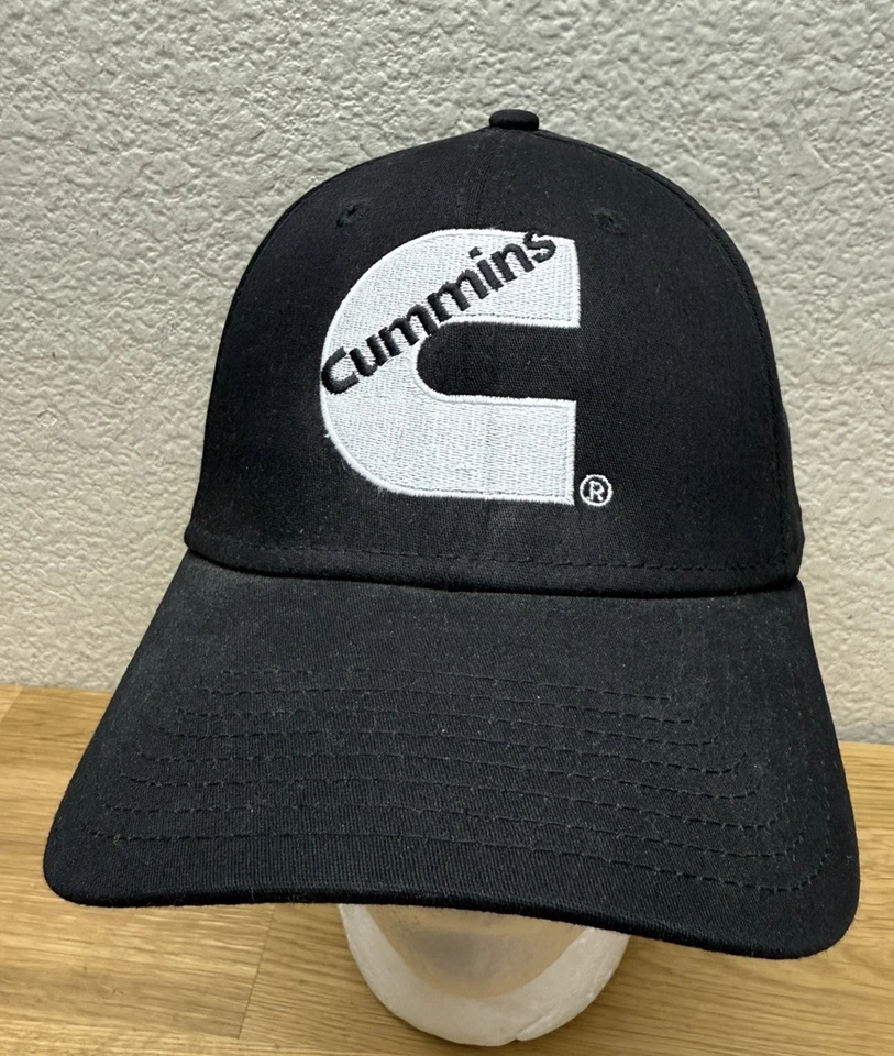 Cummins Power BLACK Fitted New Era 39Thirty Feb 2018 Medium-Large Good - Image 1 of 4