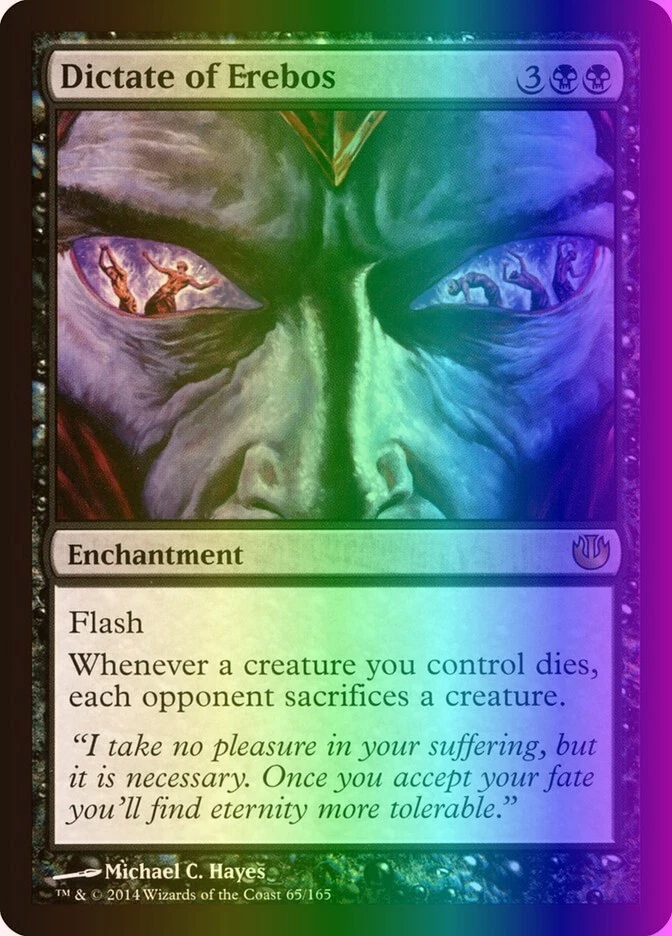 MTG Magic the Gathering Dictate of Erebos (65/171) Journey into Nyx LP FOIL - Image 1 of 1