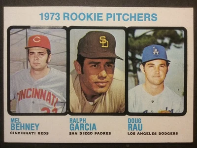 1973 TOPPS BASEBALL #602 ROOKIE PITCHERS HIGH NUMBER EX-MT - Image 1 of 2