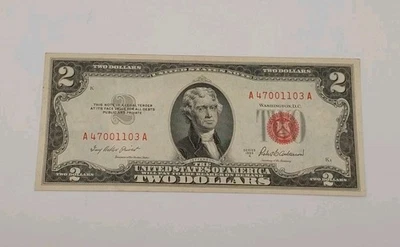 1953-A $2 Federal Reserve Note Legal Tender Fr. 1510 AU-UNC - Image 1 of 4