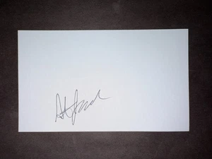 Tarjeta de índice firmada 3x5 de Steven Jackson, Piratas (debut en 2009) (HS) - Imagen 1 de 1