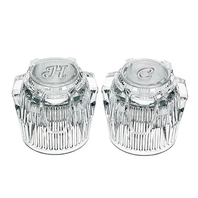 JENCO Danco Clear Acrylic Kitchen, Lav, Tub/Shower Handles for Phoenix Faucets #88170