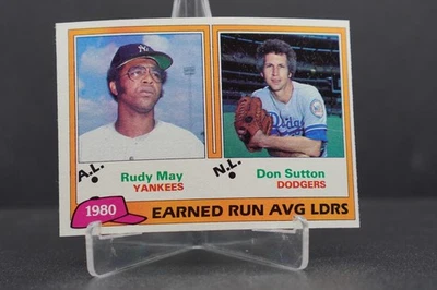 Earned Run Avg Ldrs 1980,  Topps #7, Mint condition, Sharp corners - Image 1 of 2