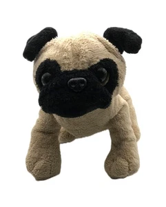 Ganz Webkinz Brown & Black Small pug Plush Stuffed Animal NO CODE - Picture 1 of 6