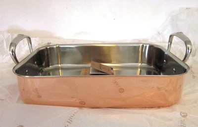 全新 De Buyer Inocuivre 铜/不锈钢烤盘 — 第 1/4 张图片