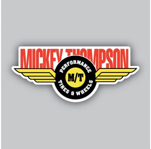 Pegatina/calcomanía de vinilo para neumáticos de carreras Mickey Thompson - arrastrar - ruedas - todoterreno - de colección - Imagen 1 de 2