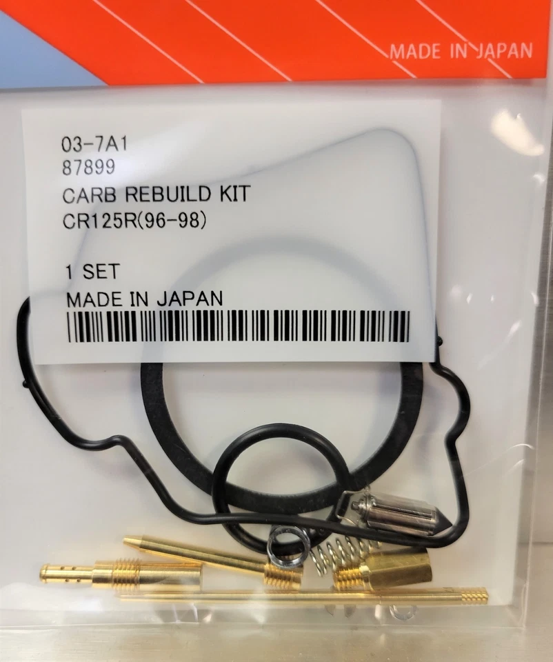 Kit Reconstrucción Reparación Carburador Honda CR125R CR 125 '96-98 2 Tiempos Foto 1 de 1