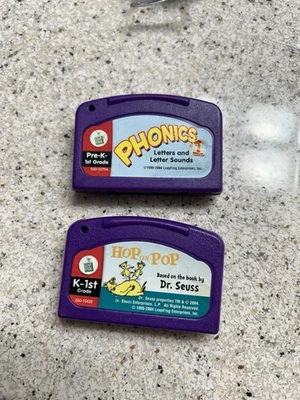 Cartucho de juego LeapFrog Dr. Seuss gato en el sombrero fonética preescolar/1er grado aprendizaje Foto 1 de 4