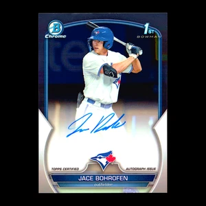 2023 Bowman Chrome Draft Jac Bohrofen 1st Auto #CDA-JBO Toronto Blue Jays RC - Picture 1 of 1