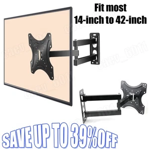 TV Wall Bracket Mount for 14Inch TO 42 Inch LCD Monitor Motorhome Caravan Camper - Picture 1 of 14