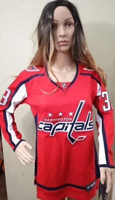 Washington Capitals Jersey Women's Size XS Home Premier Breakaway Player Chara Foto 1 de 4