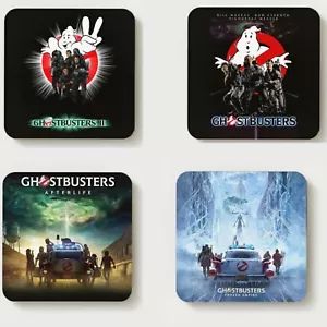 Ghostbusters 4er Set Untersetzer Afterlife Frozen Empire Egon Ray Venkman NYC - Bild 1 von 4
