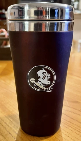 Florida State FSU Seminoles 18oz Stainless Steel / Soft Red Tumbler C2 Cover