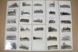 Lotto 57 treni locomotiva ferrovia foto reali vintage - fine 1800 1900 RPPC - Foto 1 di 12