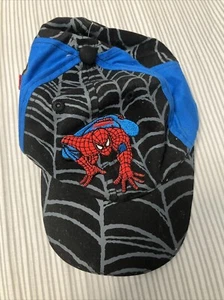 Spiderman Cap Hat Kids Adjustable Black & Blue 100% Cotton 2007 READ!! - Picture 1 of 5