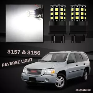 2 x White Backup Reverse Light 3157 3156 33SMD LED For 2002 - 2009 GMC Envoy - Bild 1 von 5