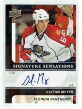 09-10 UD Upper Deck Signature Sensations  Stefan Meyer  Auto
