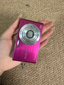 SONY W320 Digital Camera Pink Tested Good work English Tested - Picture 1 of 7