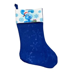 Ruz Blue's Clues Kids Felt Embossed Christmas Stocking 15.5” Nickelodeon - Picture 1 of 8