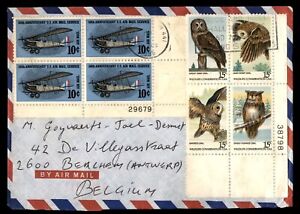 Mayfairstamps US Eagles Combo Airplane Block Cover aac_37985