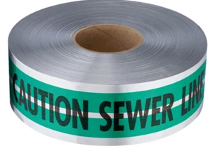 3x1000 Empire 31-053 Level Magnatec Premium Detectable Tape, Sewer Line - Picture 1 of 2