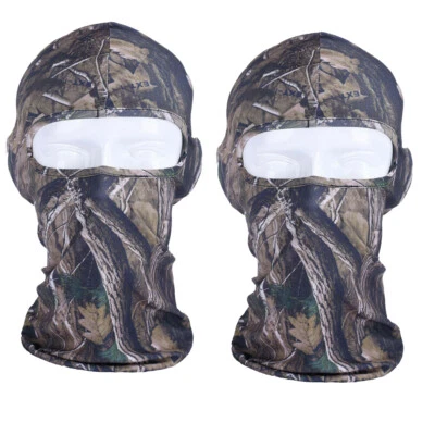 Tactical Balaclava Hood Hunter Mask Tree Camouflage Face Mask for Hunting Hiking - Image 1 of 4