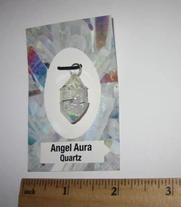 ENGEL AURA QUARZ DRAHT WICKEL ANHÄNGER *1 - Bild 1 von 8