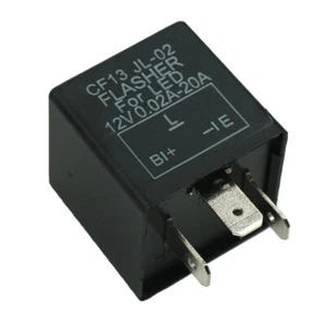 3-Pin Auto Blinkrelais Fix Licht LED Lampe Blinker Hyper Flash CF13 JL-02 USA - Bild 1 von 5