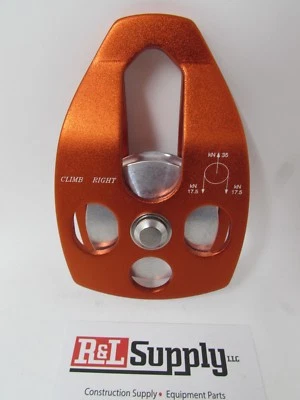SPYDER CLIMB RIGHT ARBORIST CLIMBING RIGGING PULLEY 5/8" 30KN 6,700LB - 85229