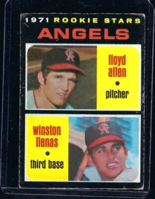 1971 O-Pee-Chee, OPC, #152 California Angels Rookie Stars, Allen, VG-EX, Rare! - Image 1 of 2