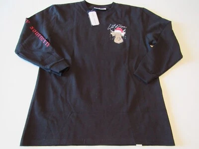 Camiseta Simply Southern Girls Youth Let It Snow Cow 100 % algodón LS mediana nueva con etiquetas Foto 1 de 4